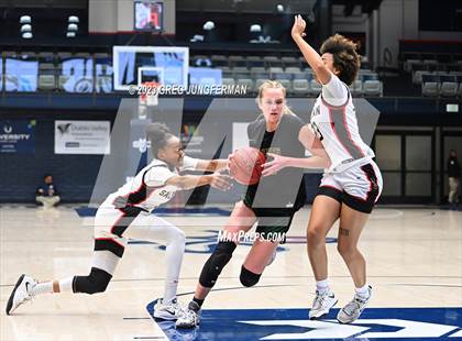 Thumbnail 3 in San Ramon Valley vs. Salesian College Preparatory (CIF NCS Girls Open Div Final) photogallery.