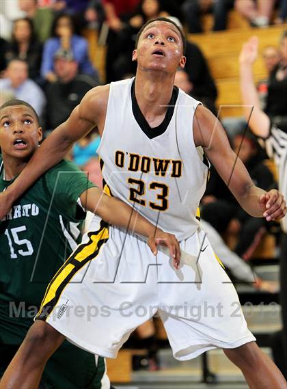 Thumbnail 3 in El Cerrito vs. Bishop O'Dowd (CIF NCS D3 Final) photogallery.