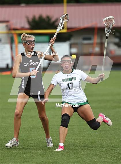 Thumbnail 2 in Charlotte Catholic @ Weddington (NCHSAA West Regional Final) photogallery.