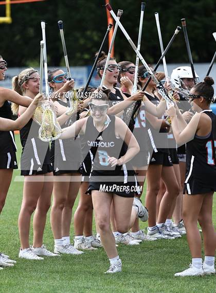 Thumbnail 2 in Charlotte Catholic @ Weddington (NCHSAA West Regional Final) photogallery.