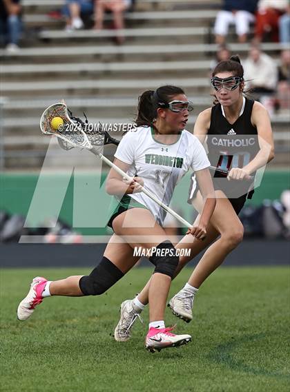 Thumbnail 3 in Charlotte Catholic @ Weddington (NCHSAA West Regional Final) photogallery.