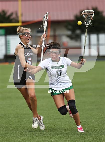 Thumbnail 3 in Charlotte Catholic @ Weddington (NCHSAA West Regional Final) photogallery.