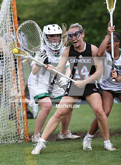 Thumbnail 2 in Charlotte Catholic @ Weddington (NCHSAA West Regional Final) photogallery.