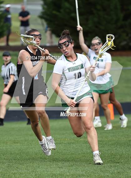 Thumbnail 3 in Charlotte Catholic @ Weddington (NCHSAA West Regional Final) photogallery.
