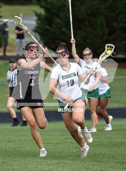 Thumbnail 2 in Charlotte Catholic @ Weddington (NCHSAA West Regional Final) photogallery.