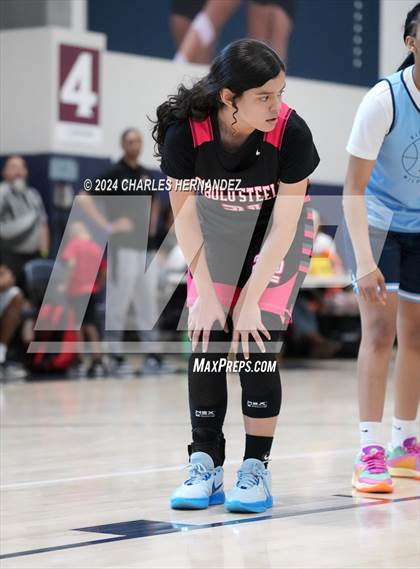 Thumbnail 2 in South Grand Prairie vs Steele (Texas Association of Basketball Coaches Showcase) photogallery.