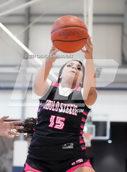 Thumbnail 1 in South Grand Prairie vs Steele (Texas Association of Basketball Coaches Showcase) photogallery.