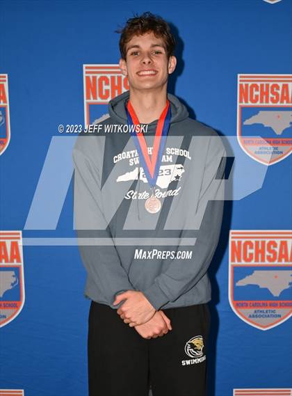 Thumbnail 1 in NCHSAA 3A State Swimming Championship Awards photogallery.