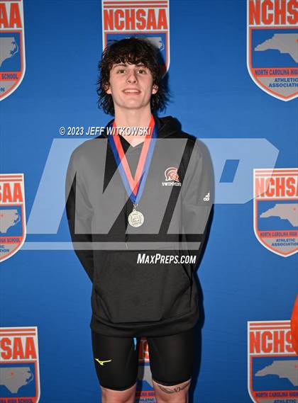 Thumbnail 3 in NCHSAA 3A State Swimming Championship Awards photogallery.