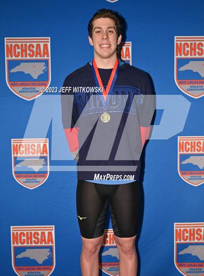 Thumbnail 1 in NCHSAA 3A State Swimming Championship Awards photogallery.
