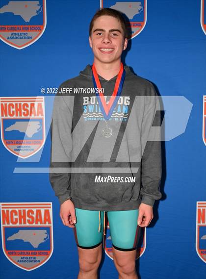 Thumbnail 3 in NCHSAA 3A State Swimming Championship Awards photogallery.