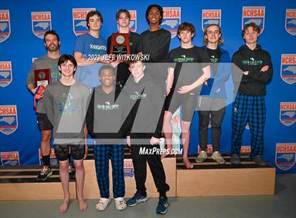 Thumbnail 1 in NCHSAA 3A State Swimming Championship Awards photogallery.
