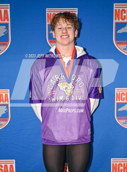 Thumbnail 2 in NCHSAA 3A State Swimming Championship Awards photogallery.