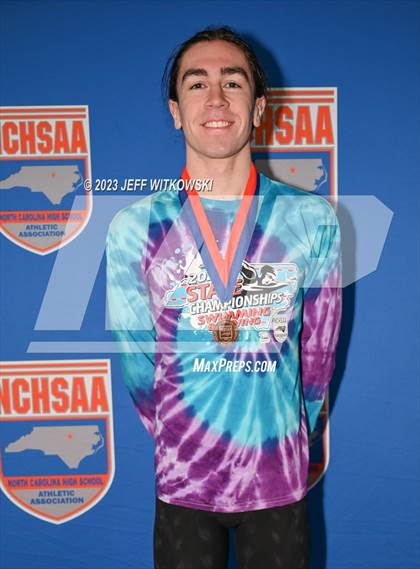 Thumbnail 1 in NCHSAA 3A State Swimming Championship Awards photogallery.