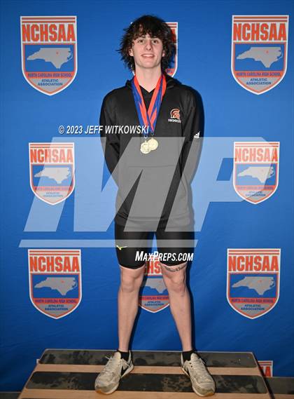Thumbnail 3 in NCHSAA 3A State Swimming Championship Awards photogallery.