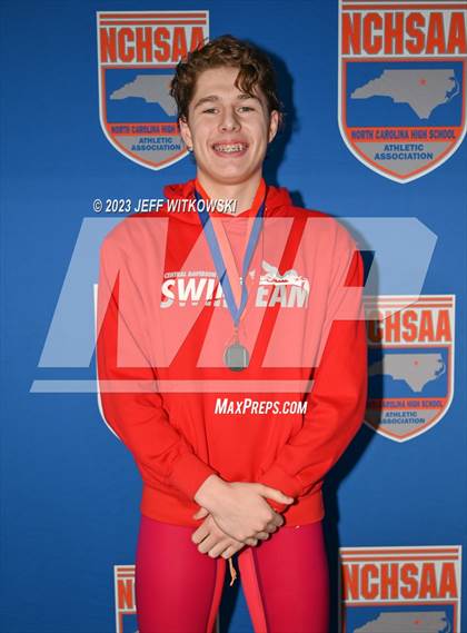 Thumbnail 3 in NCHSAA 3A State Swimming Championship Awards photogallery.
