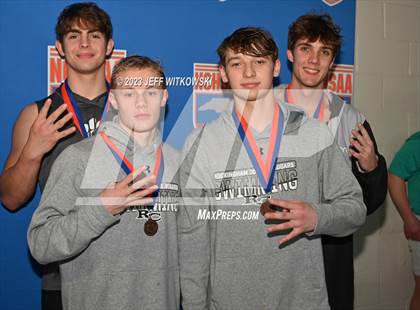 Thumbnail 1 in NCHSAA 3A State Swimming Championship Awards photogallery.