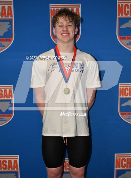 Thumbnail 2 in NCHSAA 3A State Swimming Championship Awards photogallery.