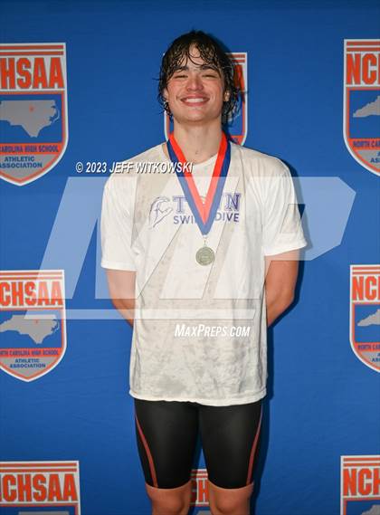 Thumbnail 1 in NCHSAA 3A State Swimming Championship Awards photogallery.