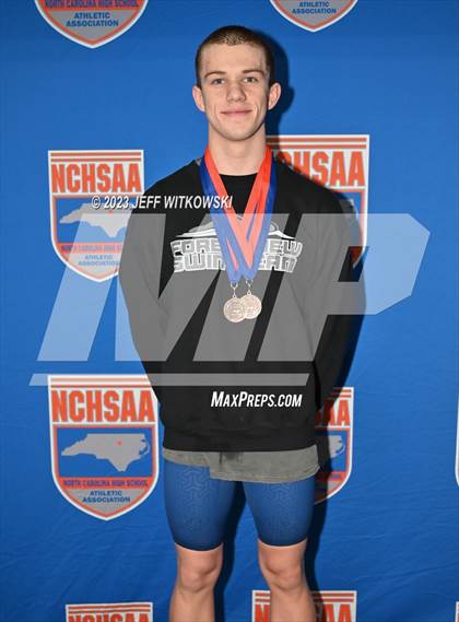 Thumbnail 1 in NCHSAA 3A State Swimming Championship Awards photogallery.