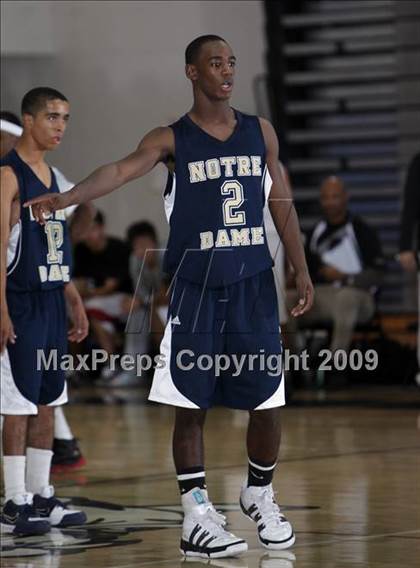 Thumbnail 2 in Notre Dame vs. Renaissance Academy (Burbank Tip-Off Classic) photogallery.