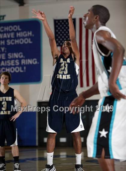 Thumbnail 2 in Notre Dame vs. Renaissance Academy (Burbank Tip-Off Classic) photogallery.