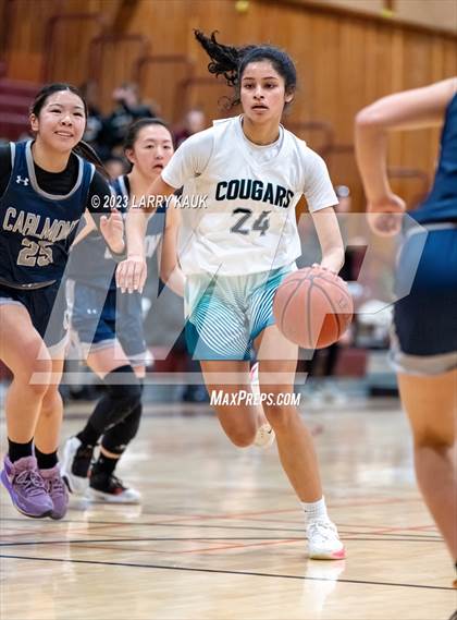 Thumbnail 3 in Evergreen Valley vs. Carlmont (CIF CCS Div 1 Semifinal) photogallery.