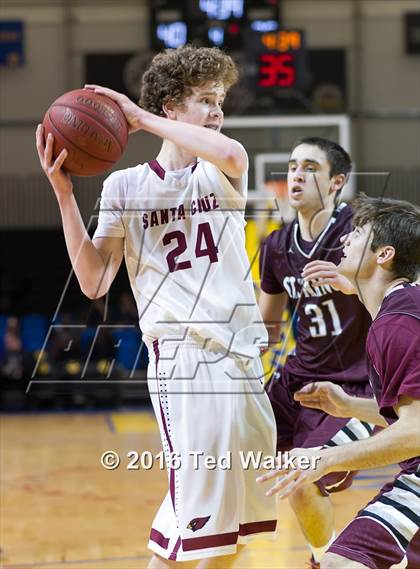 Thumbnail 2 in St. Francis vs Santa Cruz (SCCAL Championship at K.P. Arena) photogallery.