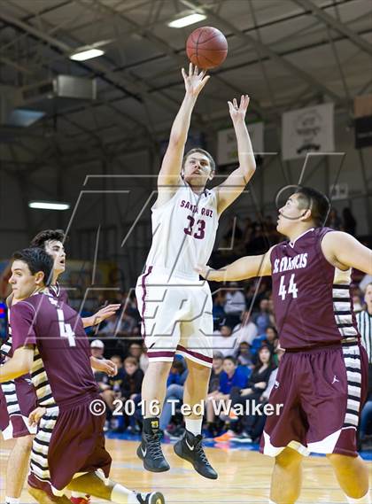 Thumbnail 2 in St. Francis vs Santa Cruz (SCCAL Championship at K.P. Arena) photogallery.