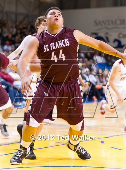 Thumbnail 2 in St. Francis vs Santa Cruz (SCCAL Championship at K.P. Arena) photogallery.
