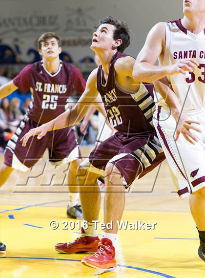 Thumbnail 2 in St. Francis vs Santa Cruz (SCCAL Championship at K.P. Arena) photogallery.
