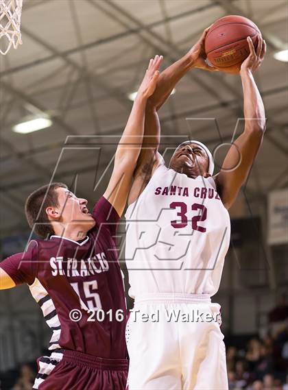 Thumbnail 1 in St. Francis vs Santa Cruz (SCCAL Championship at K.P. Arena) photogallery.