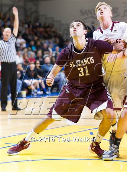 Thumbnail 2 in St. Francis vs Santa Cruz (SCCAL Championship at K.P. Arena) photogallery.
