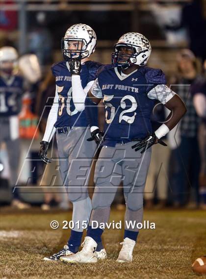 Thumbnail 1 in Olympic @ East Forsyth (NCHSAA 4AA 1st Round) photogallery.