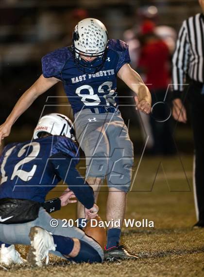 Thumbnail 3 in Olympic @ East Forsyth (NCHSAA 4AA 1st Round) photogallery.