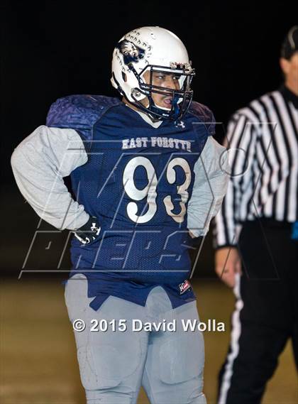 Thumbnail 2 in Olympic @ East Forsyth (NCHSAA 4AA 1st Round) photogallery.
