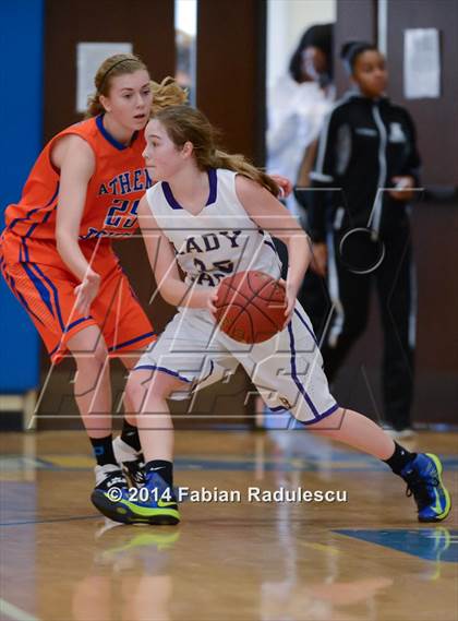 Thumbnail 1 in Broughton vs. Athens Drive (High School OT Holiday Invitational) photogallery.