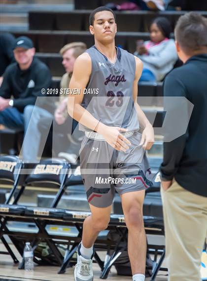 Thumbnail 1 in Desert Ridge vs Gilbert (Championship Game Welcome To The Jungle Holiday Tournament) photogallery.