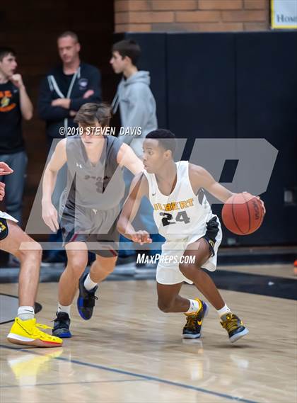 Thumbnail 2 in Desert Ridge vs Gilbert (Championship Game Welcome To The Jungle Holiday Tournament) photogallery.