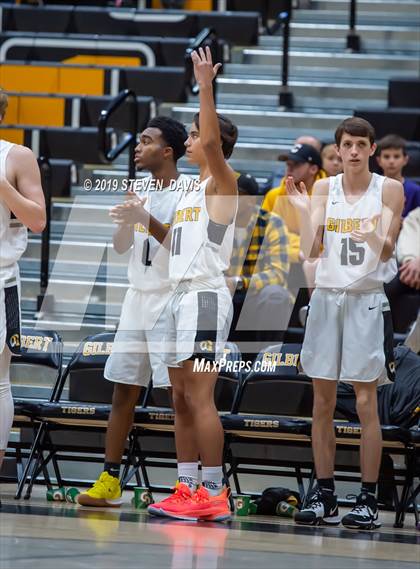 Thumbnail 1 in Desert Ridge vs Gilbert (Championship Game Welcome To The Jungle Holiday Tournament) photogallery.