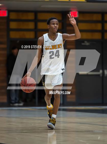Thumbnail 1 in Desert Ridge vs Gilbert (Championship Game Welcome To The Jungle Holiday Tournament) photogallery.