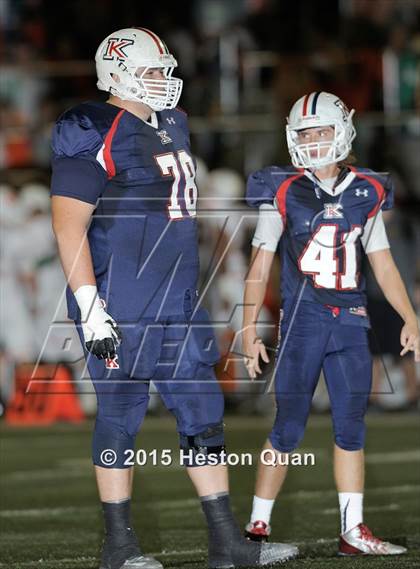 Thumbnail 3 in King (Ca.) lineman John Krahn  photogallery.