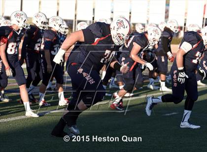 Thumbnail 1 in King (Ca.) lineman John Krahn  photogallery.