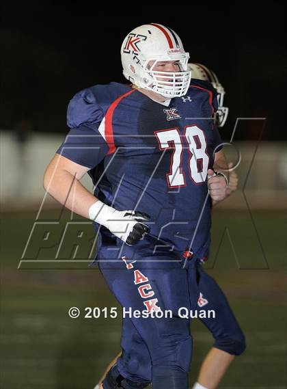 Thumbnail 1 in King (Ca.) lineman John Krahn  photogallery.