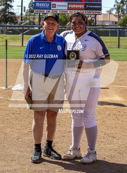 Thumbnail 1 in Mission Prep vs. Orange Cove (CIF CS Division 4 Championship) photogallery.