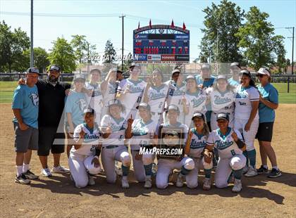 Thumbnail 1 in Mission Prep vs. Orange Cove (CIF CS Division 4 Championship) photogallery.