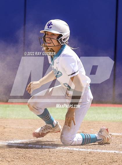 Thumbnail 2 in Mission Prep vs. Orange Cove (CIF CS Division 4 Championship) photogallery.