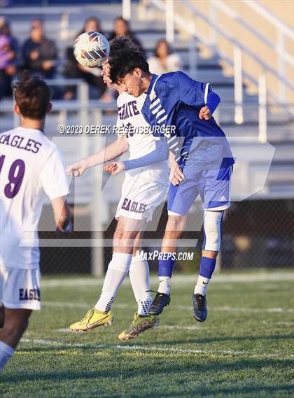 Thumbnail 2 in Fort Lupton vs Stargate School (CHSAA 3A Playoffs Rd1) photogallery.