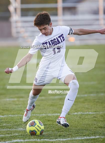 Thumbnail 1 in Fort Lupton vs Stargate School (CHSAA 3A Playoffs Rd1) photogallery.