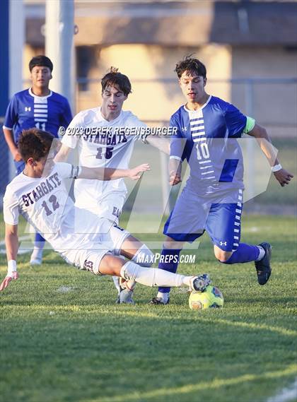 Thumbnail 2 in Fort Lupton vs Stargate School (CHSAA 3A Playoffs Rd1) photogallery.